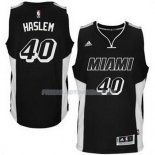 Maillot Basket Miami Heat Haslem Negro 40 Blanco