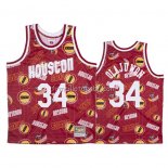 Maillot Houston Rockets Hakeem Olajuwon Hardwood Classics Tear Up Pack Rouge