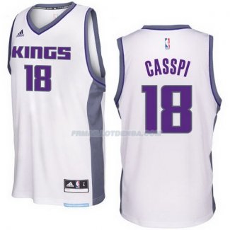 Maillot Basket Sacramento Kings 2017-18 Casspi 18 Blanco