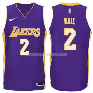 Maillot Basket Lakers Lonzo Ball 2017-18 2 Volet