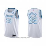 Maillot Los Angeles Lakers Dwight Howard NO 39 Ville 2021-22 Blanc