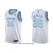 Maillot Los Angeles Lakers Dwight Howard NO 39 Ville 2021-22 Blanc