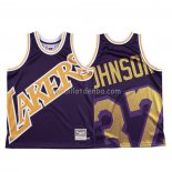 Maillot Los Angeles Lakers Johnson Mitchell & Ness Big Face Volet