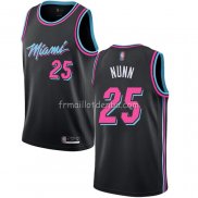 Maillot Miami Heat Kendrick Nunn Ville 2018-19 Noir