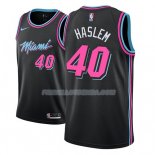 Maillot Miami Heat Udonis Haslem Ciudad 2018-19 Noir