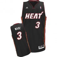 Maillot Basket Miami Heats Wade 3 Noir 2017