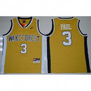 Maillot Basket NCAA Chris Paul 3 Dorado