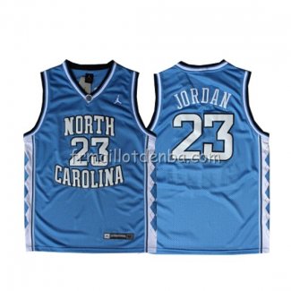 Maillot NCAA North Carolina Tar Heels Michael Jordan Bleu