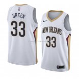 Maillot New Orleans Pelicans Garlon Vert Association 2018 Blanc