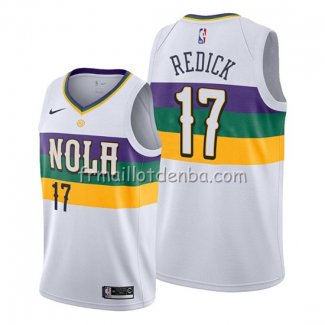 Maillot New Orleans Pelicans J.j. Rougeick Ville Blanc