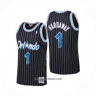 Maillot Orlando Magic Anfernee Hardaway No 1 Mitchell & Ness 1994-95 Noir