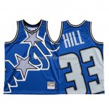 Maillot Orlando Magic Grant Hill Mitchell & Ness Big Face Bleu