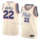 Maillot Philadelphia 76ers Richaun Holmes Ciudad 2018 Crema Crema