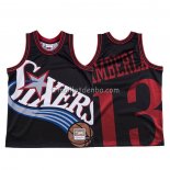 Maillot Philadelphia 76ers Wilt Chamberlain Mitchell & Ness Big Face Noir