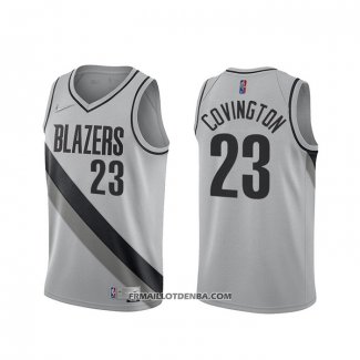 Maillot Portland Trail Blazers Robert Covington Earned 2020-21 Gris