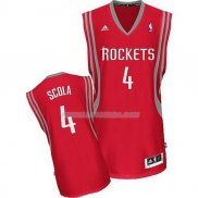 Maillot Basket Houston Rockets Scola 4 Rojo