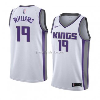 Maillot Sacramento Kings Troy Williams Association 2018 Blanc