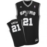 Maillot Basket San Antonio Spurs Duncan 21 Noir