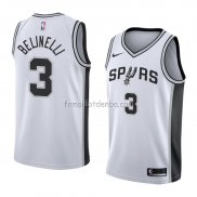 Maillot San Antonio Spurs Marco Belinelli Association 2018 Blanc