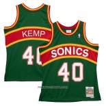 Maillot Seattle Supersonics Shawn Kemp Mitchell & Ness 1994-95 Vert