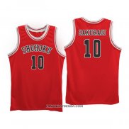 Maillot Shohoku Sakuragi No 10 Rouge