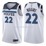 Maillot Basket Timberwolves Andrew Wiggins 2017-18 22 Blanc