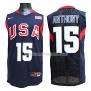 Maillot Usa 2008 Anthony Bleu