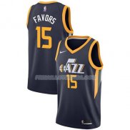 Maillot Utah Jazz Derrick Favors Icon 2017-18 15 Bleu