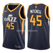 Maillot Utah Jazz Donovan Mitchell Icon 2017-18 45 Azul