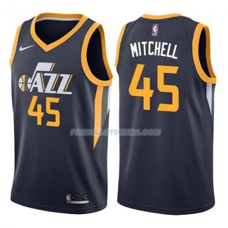 Maillot Utah Jazz Donovan Mitchell Icon 2017-18 45 Azul