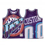 Maillot Utah Jazz Personnalise Mitchell & Ness Big Face Volet