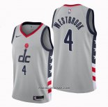 Maillot Washington Wizards Russell Westbrook Ville 2020-21 Gris