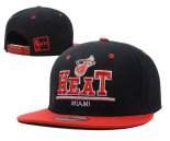 NBA Miami Heat Casquette Noir Rouge 2010