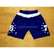 Short Philadelphia 76ers Bleu