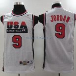 Maillot Basket USA Jordan 9 Blanc 2012