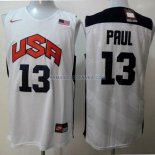 Maillot Basket USA Paul 13 Blanc 2012