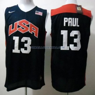 Maillot Basket USA Paul 13 Bleu 2012