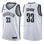 Maillot Brooklyn Nets Allen Crabbe Association 2017-18 33 Blancoo