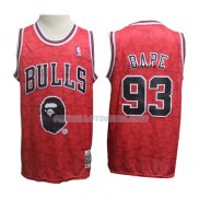 Maillot Chicago Bulls Bape Rouge Hardwood Classics