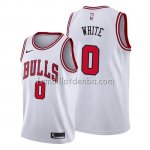 Maillot Chicago Bulls Coby White Association 2019-20 Blanc