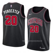 Maillot Chicago Bulls Quincy Pondexter Statement 2018 Noir