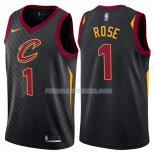 Maillot Basket Cleveland Cavaliers Derrick Rose Statement 2017-18 1 Noir