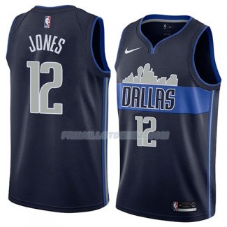 Maillot Dallas Mavericks Jalen Jones Statement 2018 Bleu