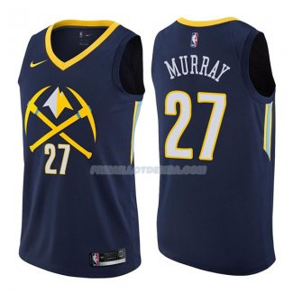 Maillot Denver Nuggets Jamal Murray Ciudad 2017-18 27 Azul