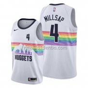 Maillot Denver Nuggets Paul Millsap Ville Edition Blanc