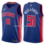 Maillot Detroit Pistons Boban Marjanovic Icon 2017-18 51 Azul