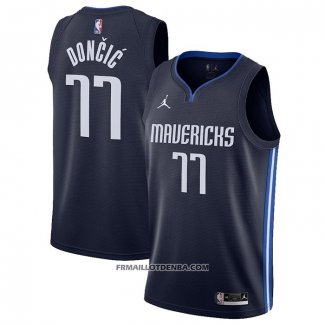 Maillot Doncic Mavericks Luka Doncic Statement 2020 Bleu