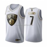 Maillot Golden Edition Brooklyn Nets Kevin Durant Blanc