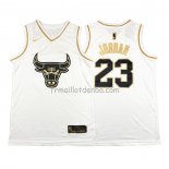 Maillot Golden Edition Chicago Bulls Michael Jordan Blanc