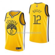 Maillot Golden State Warriors Andrew Bogut Earned 2018-19 Jaune